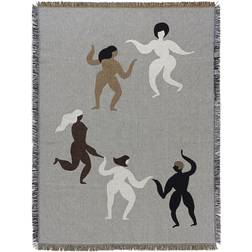ferm LIVING Free Tapestry Blanket Tæppe Grå (170x120cm)