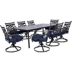 Hanover Montclair 9-Piece Patio Dining Set