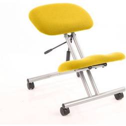 Dynamic Kneeling Stool Silver Frame Bespoke Office Chair