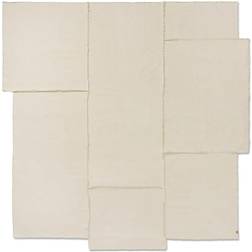 ferm LIVING Offset Sängöverkast Vit, Beige (260x)