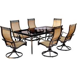 Hanover MONDN7PCSWG Monaco Patio Dining Set