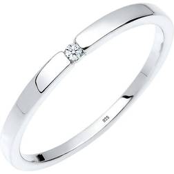 Elli Diamantring För Kvinnor Förlovningsring - 925 Sterlingsilver