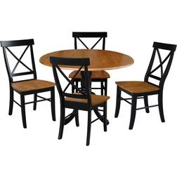 International Concepts 42" Dual Drop Leaf Dining Set