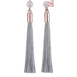 Elli Women's 925 Sterling Silver Stud Earrings - Silver