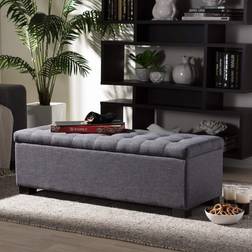 Baxton Studio Roanoke Modern Storage Bench