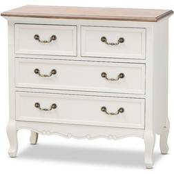 Baxton Studio Amalie 4 Chest of Drawer