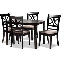 Baxton Studio Clarke Modern Dining Set 27.6x43.3" 5