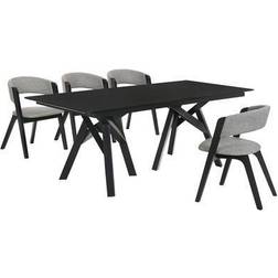 Armen Living Cortina Rowan Dining Set