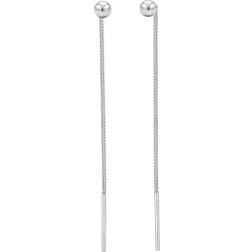Elli Women's Earring Dangle Globe Basic Geo - 925 Sterling Silver