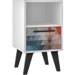 Manhattan Comfort Mid-Century- Modern Amsterdam 1.0 Bedside Table