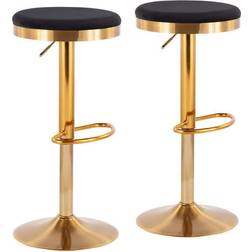 Lumisource Dakota Collection BS-DAKOTA AUVBK2 Bar Stool