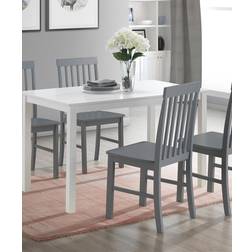 Walker Edison 4 Farmhouse Dining Set 5