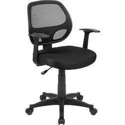 Flash Furniture Mid-Back Black Mesh Office Chair