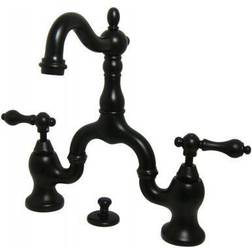 Kingston Brass KS7975AL English Country Bathroom Bridge Faucet Bronze