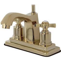 Kingston Brass KS8642ZX 4 in Centerset Bathroom Faucet Polished