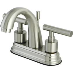 Kingston Brass KS8618CML 4 in Centerset Bathroom Faucet Brushed Nick