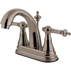 Kingston Brass KS7618TL 4 in Centerset Bathroom Faucet Brushed Nicke Brushed Nickel