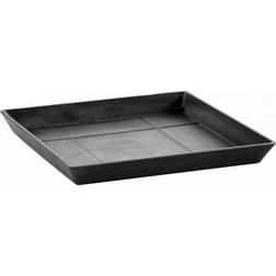 Ecopots Soucoupe Square 40 Gris Foncé - 35.5 x 35.5 x 3.5 cm