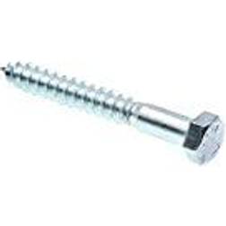 Prime-Line Lag Screw Bolt Hex Head 3/8 In X 3 In Pack