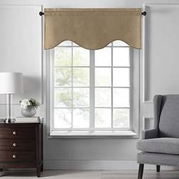 Elrene Home Fashions Colette Scalloped Window Valance 50 x 21