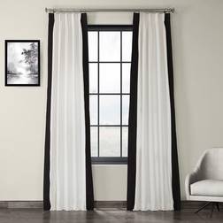 Exclusive Fabrics & Furnishings Half Price Drapes Pleated Vertical Curtains 25 x 108