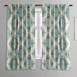 EFF Half Price Drapes Printed Room Darkening Curtains 50 x 63 127x160.02cm