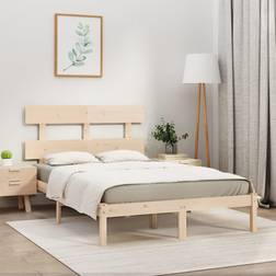 vidaXL Giroletto In Legno Massello 200x200 cm - Marrone