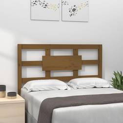 vidaXL Per Letto Ambra 80.5x4x100 cm In Legno Massello Di Pino Testiera