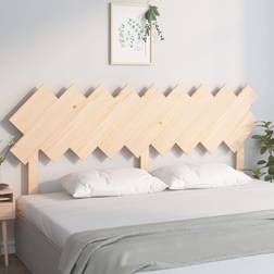 vidaXL Sengegærde 178 x 3 x 80,5 cm Massivt Fyrretræ Sengegavl