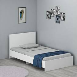 Hanah Home Sky Enkel Hvid Sengeramme
