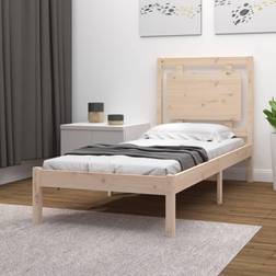 vidaXL Massivholzbett 90x200 Bettrahmen