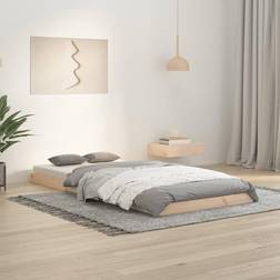 vidaXL Estructura De Cama Madera Maciza De Pino 90x200 cm - Marrón