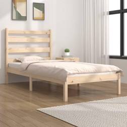 vidaXL Solid Wood Pine Bed Frame 90 x 190 cm