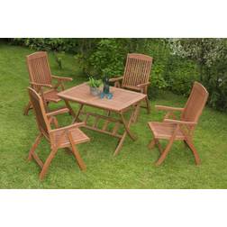 Merxx Gartenmöbelset Maracaibo 5tlg. Bargruppe