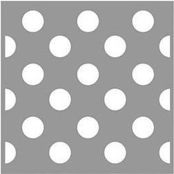 Rayher Dekor-Schablone Polka Dots grau