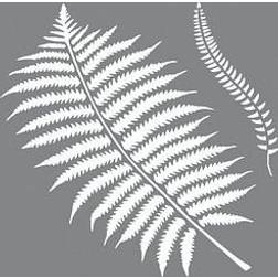 Rayher Dekor-Schablone Botanic grau