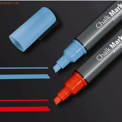 Sigel Kreidemarker 50 blau/rot VE=2 Stück