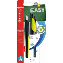 Stabilo EASYbuddy Blue Ink Medium Nib Fountain Pen