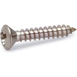 Fast Pladeskrue Med Undersænket Hoved Rustfri A4 3,5 x 13 mm 200 stk