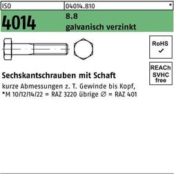 Lemvigh-Müller M 12X100 FZB stålbolt 8.8 4014