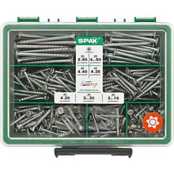 Spax Set di viti per legno in Acciaio Zincato 245 Pezzi