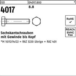 Lemvigh-Müller stålsætskrue ISO 4017 8.8