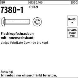 5X12 ISO 7380-10.9 sortering indv. 6-kt