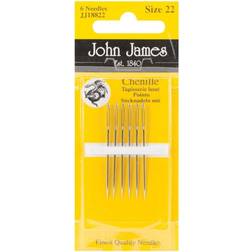 Colonial Needle John James Stramajnåle Spids Str 22 6 Stk