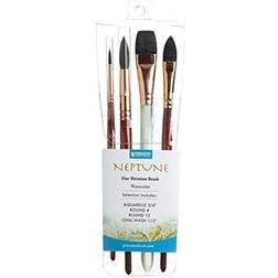 Princeton Brush Neptune Professional 4-Brush Set