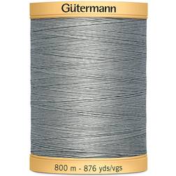 Gutermann 876 Yd Natural Cotton Thread-Gray