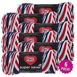 Red Heart Americana Super Saver Yarn 6 Pk 6 Pack
