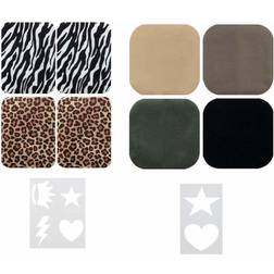 Singer DIY Iron-On Fabric Patches Animal Print