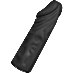 Rimba Silikon-Dildo für Strap-On (12cm) schwarz