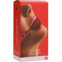 Ouch! Silicone Ball Gag: Ballknebel, rot